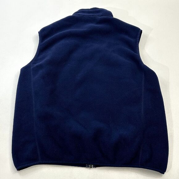 Patagonia Men's Synchilla Fleece Vest Navy Embroidered Logo, Size MEN'S XL - Picture 4 of 5